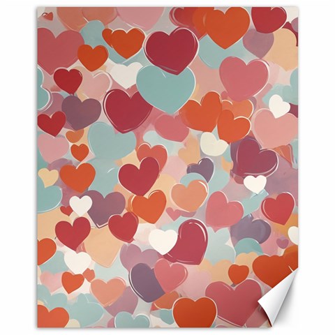 Valentines Day Hearts Romance Love Canvas 11  x 14  from ArtsNow.com 10.95 x13.48  Canvas - 1