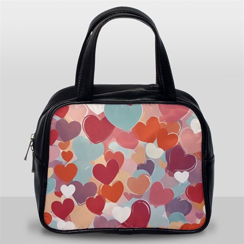 Valentines Day Hearts Romance Love Classic Handbag (One Side) from ArtsNow.com Front