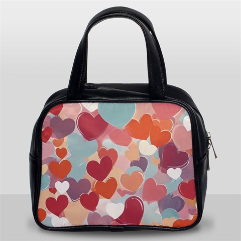 Valentines Day Hearts Romance Love Classic Handbag (Two Sides) from ArtsNow.com Front