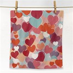 Valentines Day Hearts Romance Love Face Towel