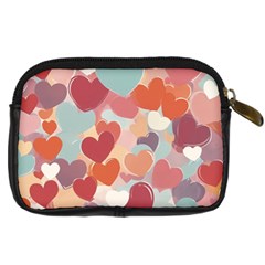 Valentines Day Hearts Romance Love Digital Camera Leather Case from ArtsNow.com Back