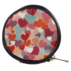 Valentines Day Hearts Romance Love Mini Makeup Bag from ArtsNow.com Front