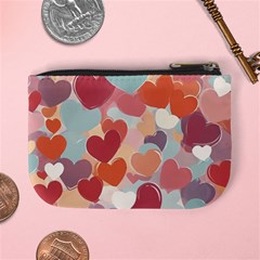 Valentines Day Hearts Romance Love Mini Coin Purse from ArtsNow.com Back