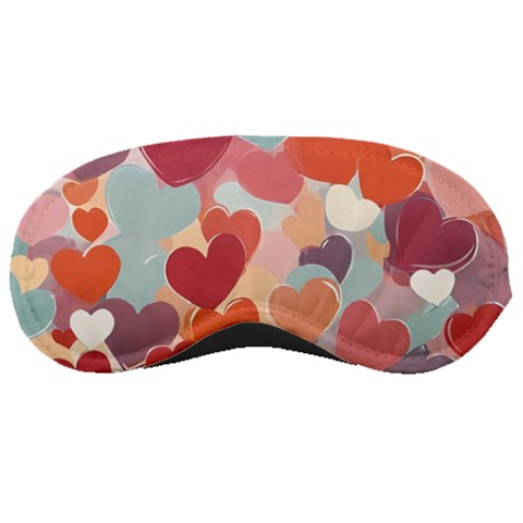 Valentines Day Hearts Romance Love Sleep Mask from ArtsNow.com Front