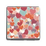 Valentines Day Hearts Romance Love Memory Card Reader (Square 5 Slot)