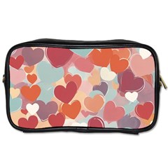 Valentines Day Hearts Romance Love Toiletries Bag (Two Sides) from ArtsNow.com Front