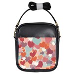 Valentines Day Hearts Romance Love Girls Sling Bag