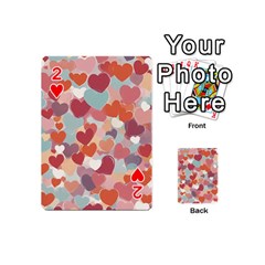 Valentines Day Hearts Romance Love Playing Cards 54 Designs (Mini) from ArtsNow.com Front - Heart2