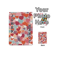 Valentines Day Hearts Romance Love Playing Cards 54 Designs (Mini) from ArtsNow.com Front - Joker1