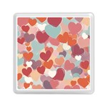 Valentines Day Hearts Romance Love Memory Card Reader (Square)