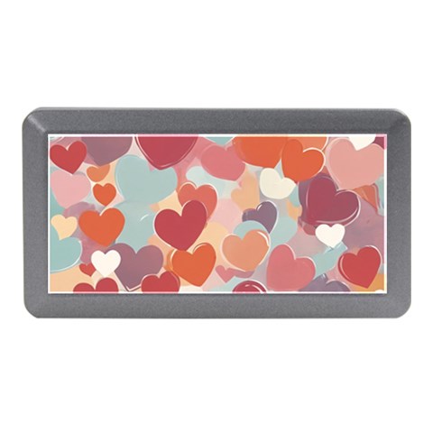 Valentines Day Hearts Romance Love Memory Card Reader (Mini) from ArtsNow.com Front