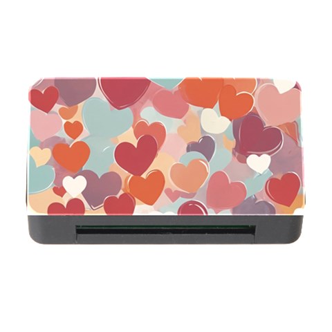 Valentines Day Hearts Romance Love Memory Card Reader with CF from ArtsNow.com Front