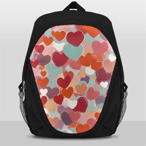 Valentines Day Hearts Romance Love Backpack Bag from ArtsNow.com Front