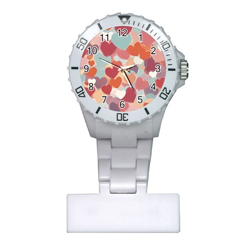 Valentines Day Hearts Romance Love Plastic Nurses Watch from ArtsNow.com Front