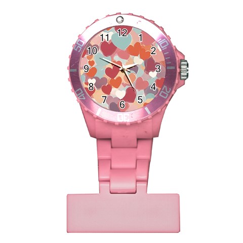 Valentines Day Hearts Romance Love Plastic Nurses Watch from ArtsNow.com Front