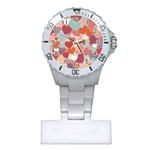 Valentines Day Hearts Romance Love Plastic Nurses Watch