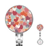 Valentines Day Hearts Romance Love Stainless Steel Nurses Watch