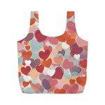 Valentines Day Hearts Romance Love Full Print Recycle Bag (M)