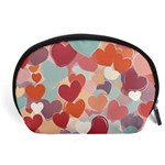 Valentines Day Hearts Romance Love Accessory Pouch (Large)