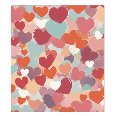 Valentines Day Hearts Romance Love Duvet Cover (King Size) from ArtsNow.com Duvet Quilt