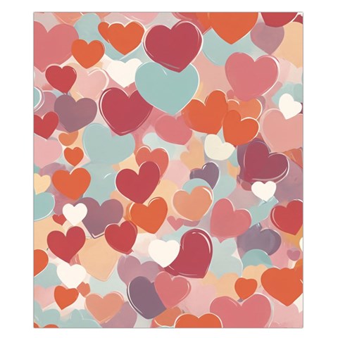 Valentines Day Hearts Romance Love Duvet Cover Double Side (California King Size) from ArtsNow.com Front