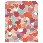 Valentines Day Hearts Romance Love Drawstring Bag (Small)