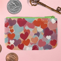 Valentines Day Hearts Romance Love Large Coin Purse from ArtsNow.com Back