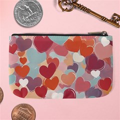 Valentines Day Hearts Romance Love Large Coin Purse from ArtsNow.com Back