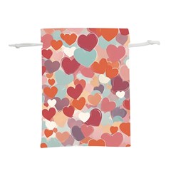 Valentines Day Hearts Romance Love Lightweight Drawstring Pouch (S) from ArtsNow.com Back