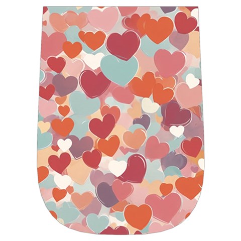 Valentines Day Hearts Romance Love Wristlet Pouch Bag (Small) from ArtsNow.com Right Side