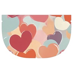 Valentines Day Hearts Romance Love Make Up Case (Medium) from ArtsNow.com Side Right