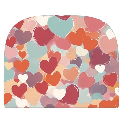 Valentines Day Hearts Romance Love Make Up Case (Large) from ArtsNow.com Front