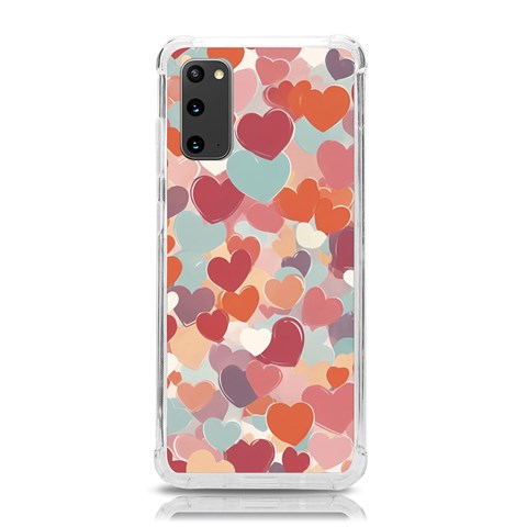 Valentines Day Hearts Romance Love Samsung Galaxy S20 6.2 Inch TPU UV Case from ArtsNow.com Front