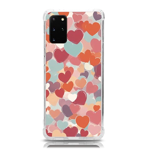 Valentines Day Hearts Romance Love Samsung Galaxy S20 Plus 6.7 Inch TPU UV Case from ArtsNow.com Front