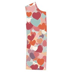 Valentines Day Hearts Romance Love Kids  Stylish Hooded Puffer Vest from ArtsNow.com Front Right