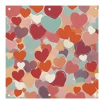 Valentines Day Hearts Romance Love Banner and Sign 3  x 3 