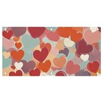 Valentines Day Hearts Romance Love Banner and Sign 4  x 2 