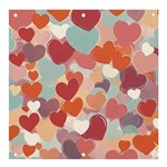 Valentines Day Hearts Romance Love Banner and Sign 4  x 4 