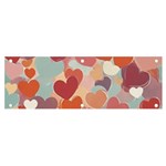 Valentines Day Hearts Romance Love Banner and Sign 6  x 2 