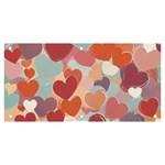 Valentines Day Hearts Romance Love Banner and Sign 6  x 3 