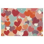 Valentines Day Hearts Romance Love Banner and Sign 6  x 4 