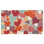 Valentines Day Hearts Romance Love Banner and Sign 7  x 4 