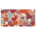 Valentines Day Hearts Romance Love Banner and Sign 8  x 4 