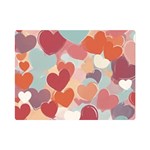 Valentines Day Hearts Romance Love Premium Plush Fleece Blanket (Mini)