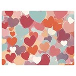 Valentines Day Hearts Romance Love Premium Plush Fleece Blanket (Extra Small)