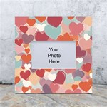 Valentines Day Hearts Romance Love White Box Photo Frame 4  x 6 