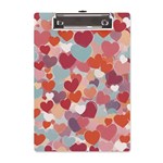 Valentines Day Hearts Romance Love A5 Acrylic Clipboard