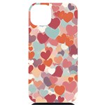 Valentines Day Hearts Romance Love iPhone 14 Plus Black UV Print PC Hardshell Case