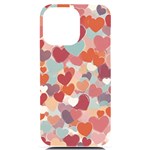 Valentines Day Hearts Romance Love iPhone 14 Pro Max Black UV Print PC Hardshell Case