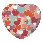 Valentines Day Hearts Romance Love Heart Glass Fridge Magnet (4 pack)